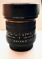 Samyang fish-eye lens voor Canon, Ophalen, Zo goed als nieuw, Groothoek Fisheye-lens