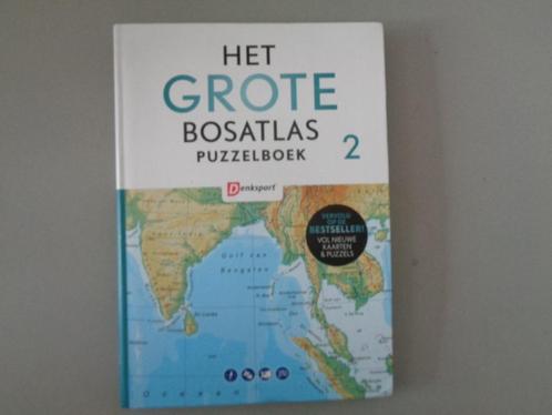 Het grote Bosatlas Puzzelboek 2 - Denksport, Boeken, Hobby en Vrije tijd, Zo goed als nieuw, Overige onderwerpen, Ophalen of Verzenden