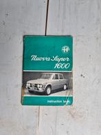 Alfa Romeo Giulia Super 1600 Instructieboekje Origineel, Auto diversen, Handleidingen en Instructieboekjes, Ophalen of Verzenden