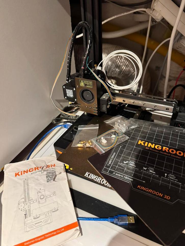 Kingroon KP3S 3.0 3D Printer with extras, Computers en Software, 3D Printers, Gebruikt, Ophalen