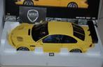 1:18 BMW M3 E46 GTR street yellow Minichamps diecast TOP WRH, Verzenden, Zo goed als nieuw, Auto, MiniChamps