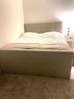 Boxspring Electrisch 180x200 Beige, Ophalen, Verstelbaar, Beige, Tweepersoons