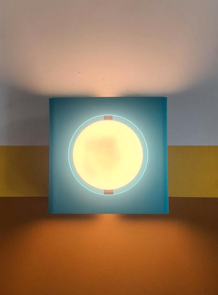 Vintage, design wandlamp of plafondlamp. Space age, Huis en Inrichting, Lampen | Spots, Ophalen of Verzenden