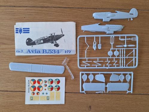 1:72 1/72 KP Avia B.534, Hobby en Vrije tijd, Modelbouw | Vliegtuigen en Helikopters, Zo goed als nieuw, Vliegtuig, 1:72 tot 1:144
