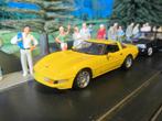 1/43 Chevrolet Corvette C4 Coupe - Detail Cars #217 geel, Ophalen of Verzenden, Nieuw, Auto, Overige merken