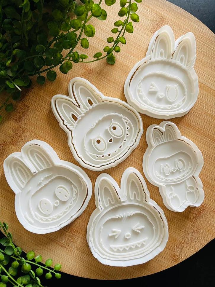 Labubu vormen uitsteker uitsteekvormen koekjes vorm stempel, Hobby en Vrije tijd, Taarten en Cupcakes maken, Nieuw, Bakvorm, Ophalen of Verzenden