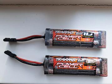 2x Traxxas nimh 3000mah 8.4 volt