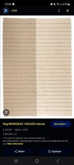 Vloerkleed jysk 140 x 200 cm, 100 tot 150 cm, Ophalen of Verzenden, Rechthoekig, Nieuw