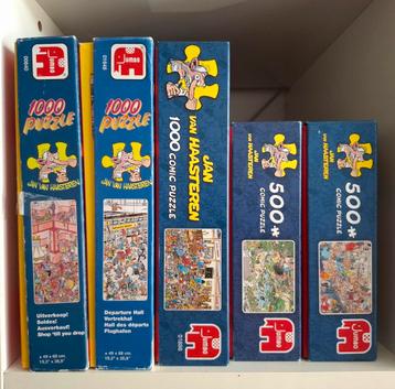 5x Jan van Haasteren puzzel beschikbaar voor biedingen