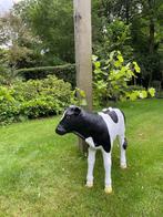 (Tuin)Beeld Kalf koe, eye catcher tuin, vijver, 90 cm, Ophalen, Nieuw, Kunststof, Dierenbeeld