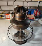 Vintage muziek fles in de vorm van een scheepslamp, Ophalen of Verzenden