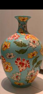 Grote vaas, Huis en Inrichting, Ophalen, Overige kleuren, Glas, Minder dan 50 cm