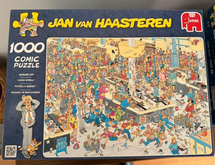 Jan van Haasteren puzzels 1000/950 stukjes, Hobby en Vrije tijd, Denksport en Puzzels, Zo goed als nieuw, 500 t/m 1500 stukjes