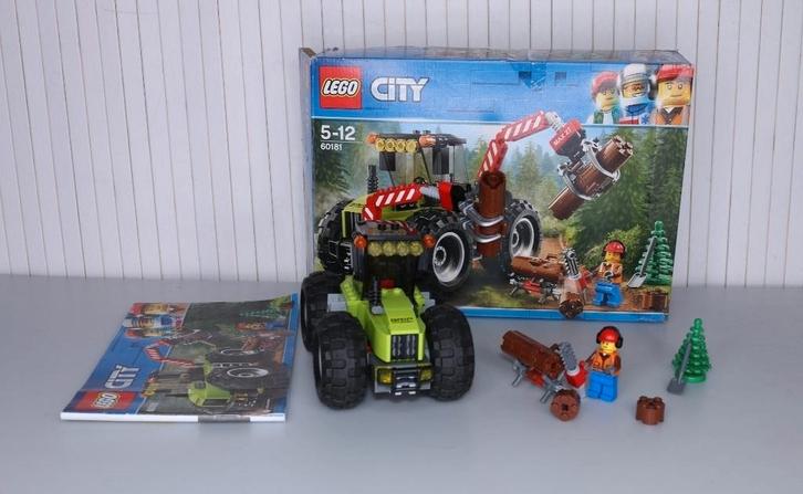 Lego City bostractor tractor 60181 complete set kerst, Kinderen en Baby's, Speelgoed | Duplo en Lego, Zo goed als nieuw, Lego