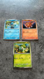 151 Promo Set Bulbasaur, Charmander, Squirtle, Hobby en Vrije tijd, Verzamelkaartspellen | Pokémon, Verzenden, Zo goed als nieuw