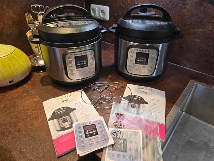 2x Instant Pot duo Mini wegens Thermomix TM7 advisor, Witgoed en Apparatuur, Slowcookers, Zo goed als nieuw, Ophalen of Verzenden