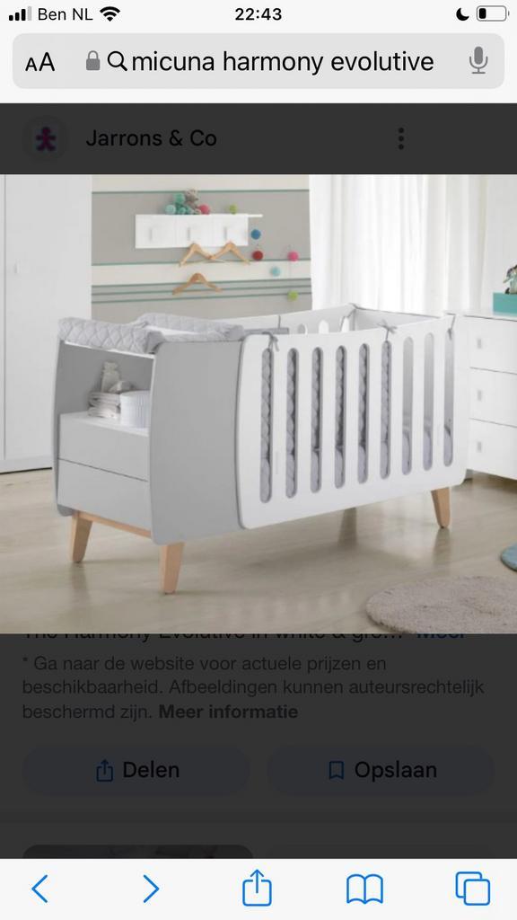 Babybedje / peuterbed / meegroei bed, Kinderen en Baby's, Babywiegjes en Ledikanten, Gebruikt, Ledikant, Ophalen of Verzenden