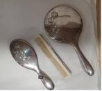 Gero 90 verzilverd kapsetje Handspiegel  Borstel Kam, Ophalen