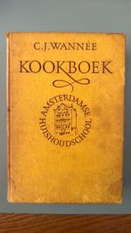 Kookboek van de Amsterdamse huishoudschool C J Wannée, Ophalen of Verzenden, Zo goed als nieuw, Nederland en België