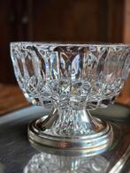 Van Nelle Kristallen Suikerpot met Verzilverde Voet Vintage, Antiek en Kunst, Ophalen of Verzenden