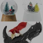 GEZOCHT 2 keer takkie sneeuwbal en takkie kerstbal, Overige materialen, Gebruikt, Rood, Ophalen of Verzenden