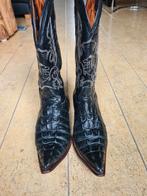 Mexicaanse "Croco" boots mt 45. Cowboy western laarzen zwart, Ophalen of Verzenden, Gedragen, Zwart, Boots