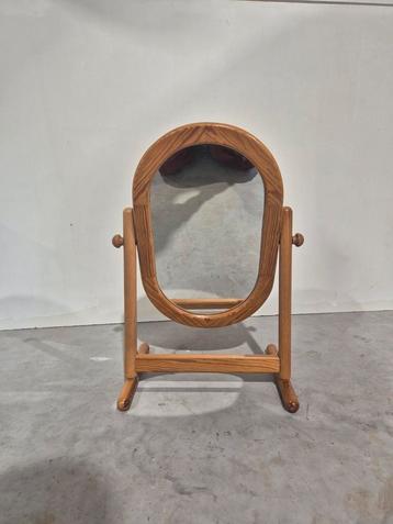 Vintage zweedse grenen kap spiegel kantelbaar beschikbaar voor biedingen