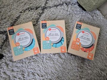 3 Wasbare luiers Kruidvat 4-15KG  beschikbaar voor biedingen