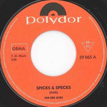 single vinyl  THE BEE GEES – Spicks & Specks (1967 - GER) beschikbaar voor biedingen