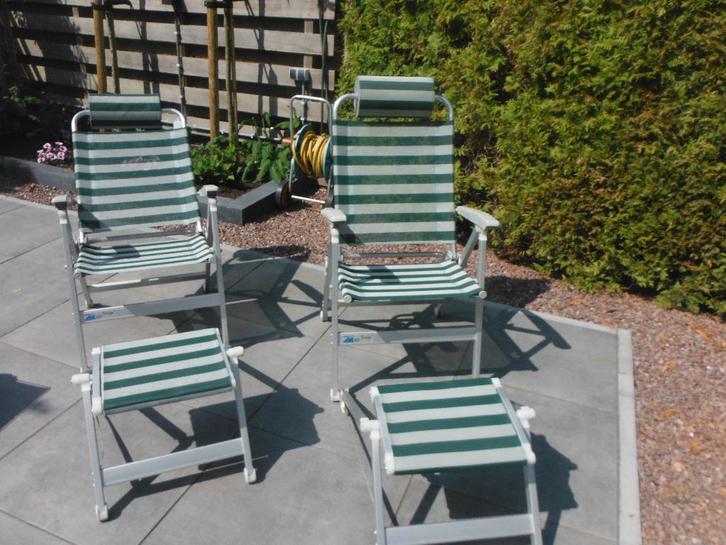 twee zgan Dukdalf Alu Design meerstanden campingstoelen, Caravans en Kamperen, Kampeermeubelen, Zo goed als nieuw, Campingstoel