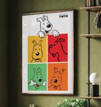 The Adventures of Tintin | Kuifje Hond Bobby Poster, Ophalen of Verzenden, Nieuw, A1 t/m A3, Film en Tv