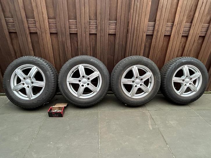 Winterbanden met velg Mercedes B, Auto-onderdelen, Banden en Velgen, Banden en Velgen, Winterbanden, 15 inch, 195 mm, Personenwagen