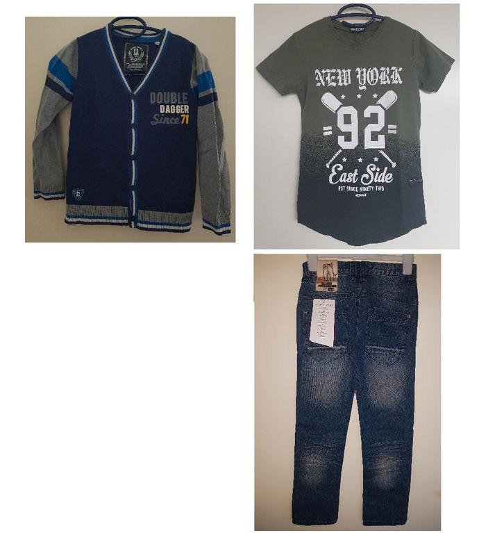 Set kleding maat 128 jongen, Kinderen en Baby's, Kinderkleding | Maat 128, Zo goed als nieuw, Jongen, Setje, Ophalen of Verzenden