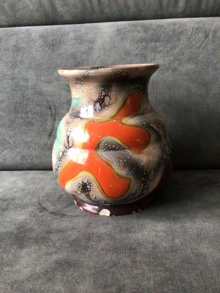 Gouda Regina Plateel vaas, Antiek en Kunst, Antiek | Vazen, Ophalen