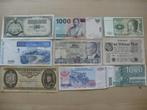 (25) . setje bankbiljetten . 9 VERSCHILLENDE . nette staat ., Ophalen of Verzenden, Buitenland, Bankbiljetten