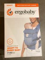Ergobaby Draagzak Blauw - Zo Goed Als Nieuw!, Overige merken, Ophalen of Verzenden, Zo goed als nieuw, Buik, Rug of Zij