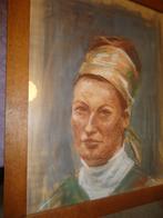 Dolf van Polanen 1915 Indonesie Vintage grote Pasteltekening, Antiek en Kunst, Verzenden