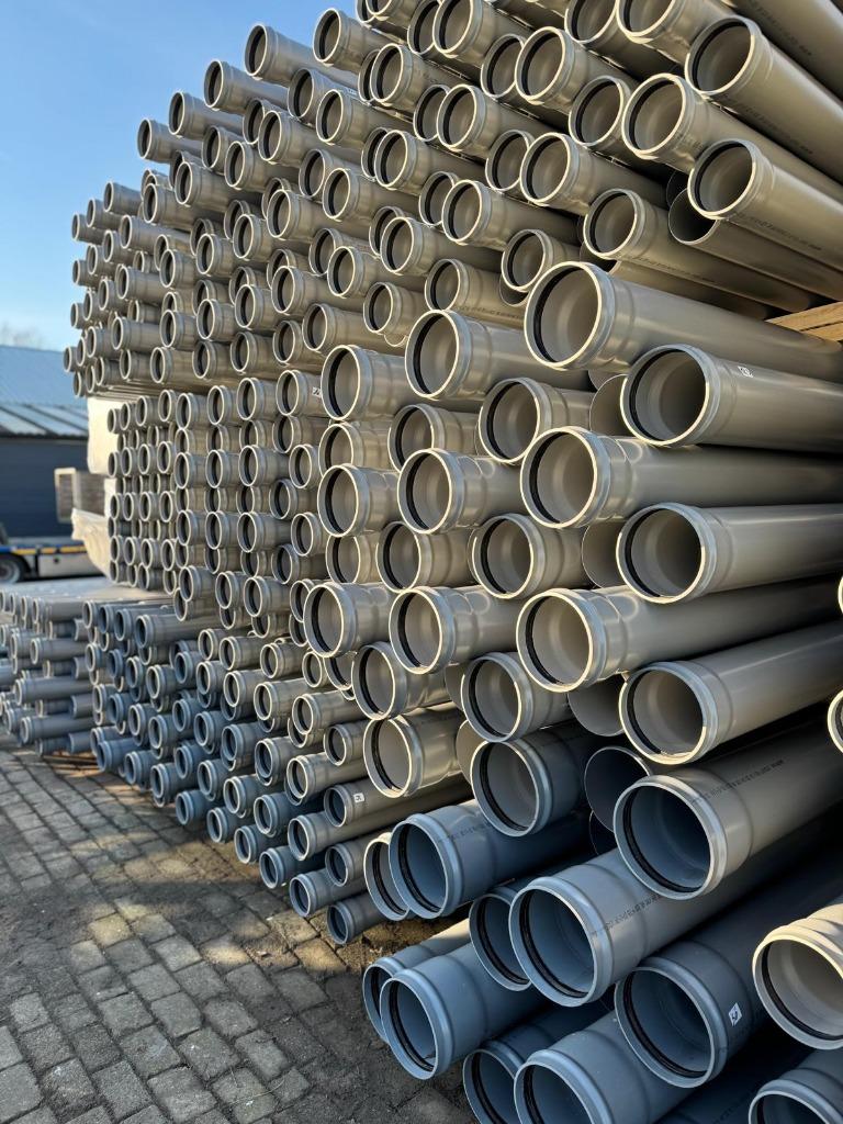 PVC buizen in alle maten - afvoer / riool / hemelwater, Doe-het-zelf en Verbouw, Buizen en Afvoer, Nieuw, Rechte buis, Pvc, 4 tot 6 meter