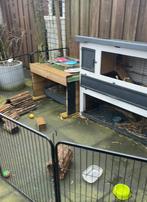 Konijnenhok en ren!, Ophalen, 90 cm of meer, Konijn, Hok