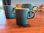 Le Creuset Mok, Koffiebeker & Espressokop Caribbean Blue, Huis en Inrichting, Keuken | Servies, Ophalen, Keramiek, Nieuw, Effen