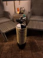 Duikfles 10L - Gekeurd tot maart 2025 met dubbele kraan, Ophalen, Gebruikt, Duikfles