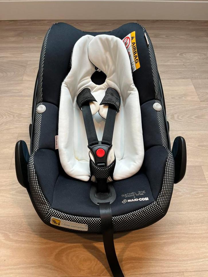 Maxi-Cosi Pebble Plus i-Size Rachel Zoe, Kinderen en Baby's, Autostoeltjes, Zo goed als nieuw, Maxi-Cosi, 0 t/m 13 kg, Autogordel of Isofix