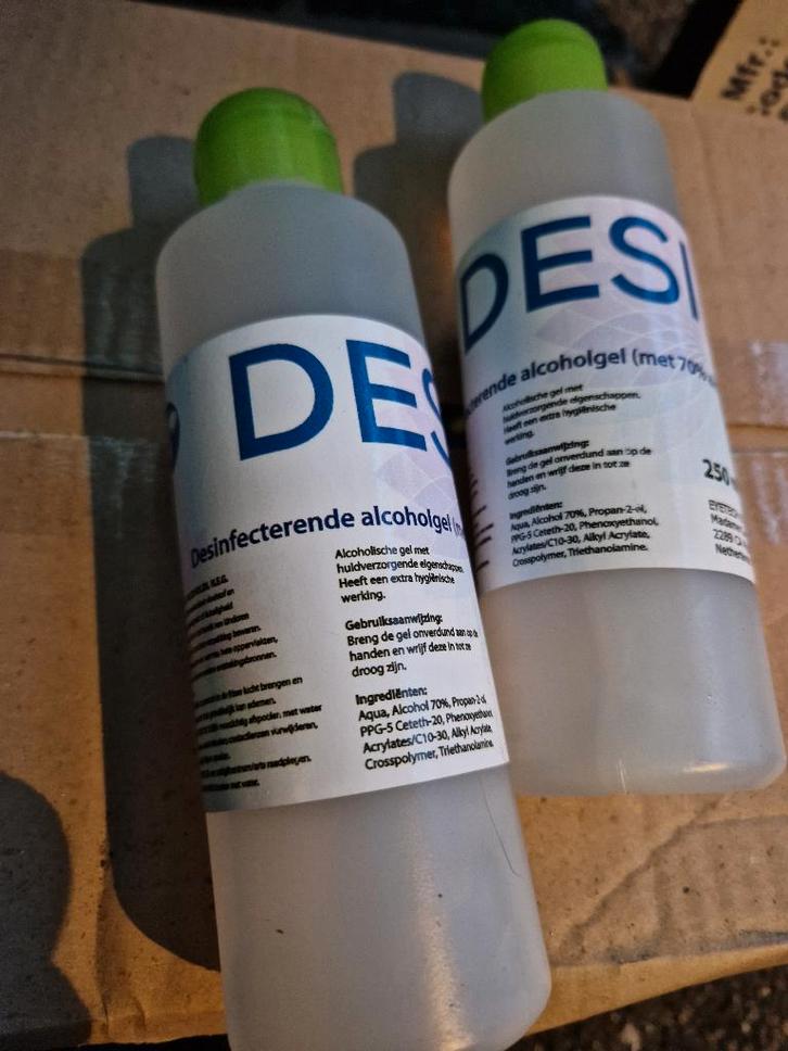DESI desinfecterende alcoholgel – 70% alcohol, Diversen, Levensmiddelen, Ophalen of Verzenden