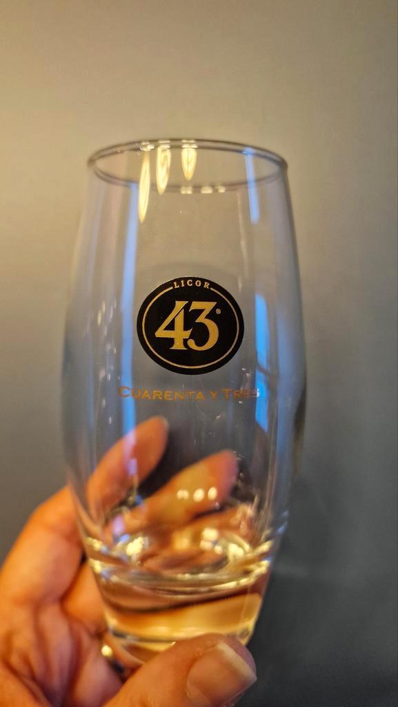 2 Licor 43 glazen, Verzamelen, Merken en Reclamevoorwerpen, Zo goed als nieuw, Gebruiksvoorwerp, Ophalen of Verzenden