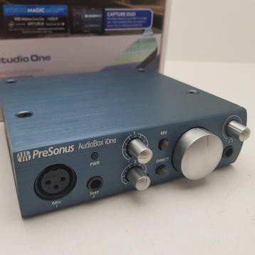 PreSonus AudioBox iOne Studio-geluid binnen handbereik! beschikbaar voor biedingen