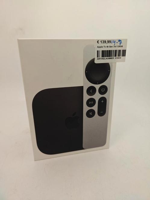 Apple tv 4k gen 3rd 128GB, Audio, Tv en Foto, Mediaspelers, Zo goed als nieuw, Minder dan 500 GB, Ophalen of Verzenden