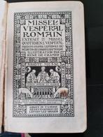 Franse vintage Missal Missel Vesperal Roman 1923, Antiek en Kunst, Ophalen of Verzenden