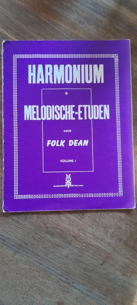 Harmonium Melodische Etuden - Folk Dean, Gebruikt, Klassiek, Ophalen of Verzenden, Keyboard