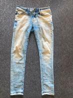 Heren spijkerbroek, blauw met washing, maat 31, IZGST, Blauw, Ashes to dust, W32 (confectie 46) of kleiner, Ophalen of Verzenden