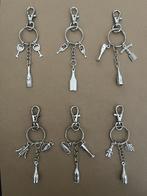 6 verschillende sleutelhangers wijn glas druif wijnfles....., Ophalen of Verzenden, Nieuw, Overige typen